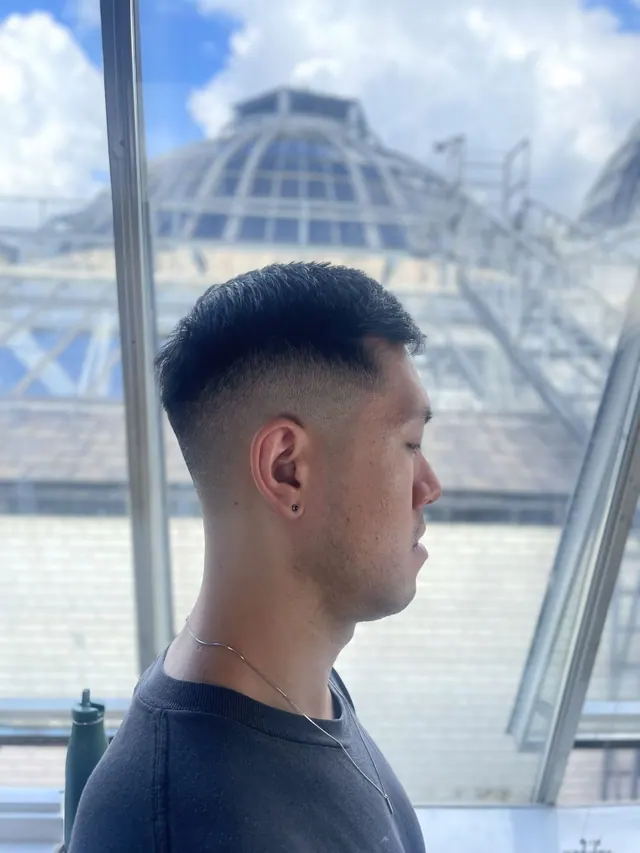 A crop with a skin fade